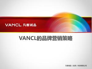 Download do relatório de análise de estratégia de marketing da marca Vancl Eslite PPT