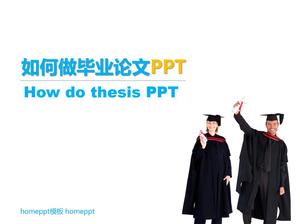 Graduation thesis PPT making slides download