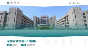 Ogólny szablon ppt do obrony pracy magisterskiej na Hebei Agricultural University