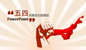 Modelo de ppt do tema da Liga da Juventude Comunista do 4 de maio