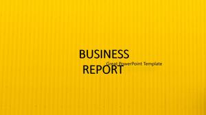 段ボールの背景の黄色と黒のシンプルなフラットビジネス作業レポートPPTテンプレート