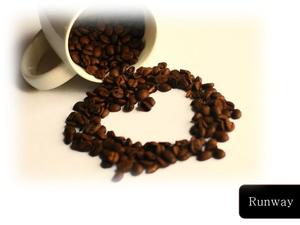 Amo café-café tema simples modelo de ppt de estilo empresarial