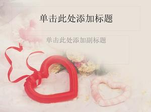 Love Rose CINTA ANDA 5 template gambar latar belakang Hari Valentine ppt