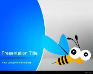 Plantillas de PowerPoint de abejas