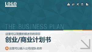 Modèle PPT de plan de projet d'entreprise de démarrage d'entreprise