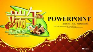 At first sight of brown love-gorgeous European-style lace Chinese and Western style Dragon Boat Festival report summary ppt template At first sight of brown love-gorgeous European-style lace Chinese and Western style Dragon Boat Festival report summary ppt template
