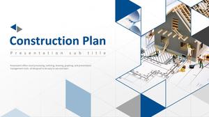 Plantilla ppt de introducción de productos y operaciones de mercado de la empresa de diseño arquitectónico