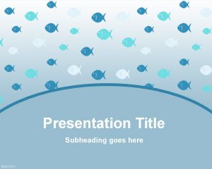 Mnóstwo ryb PowerPoint Template
