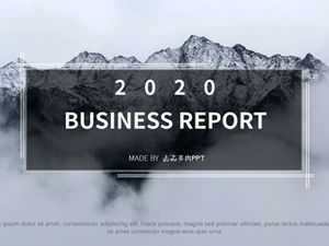 Natürliche Atmosphäre Europäische und amerikanische Zeitschrift Wind Business Work Zusammenfassung Projektbericht ppt Vorlage