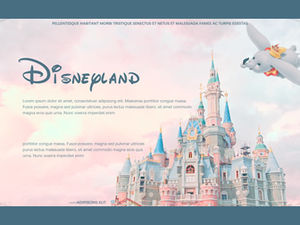 Modello ppt tema cartone animato Disney