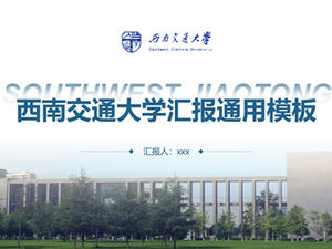 Southwest Jiaotong University modello di difesa tesi di laurea generale ppt