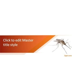 Plantilla PowerPoint de mosquitos