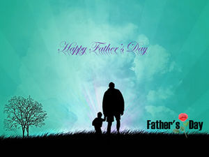 Happy Father's Day zwei Sätze von Vatertag ppt Vorlagen Paket Download
