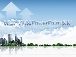 Real estate industry work report ppt general template