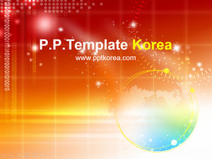 Red festive scientific and technological workers work summary report ppt template