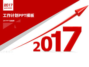 2017 yeni yıl şenlikli çalışma planı ppt şablonu