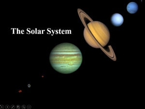 歐美風太陽系簡介ppt模板