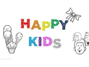 행복한 아이들-유아 교육 PPT 템플릿