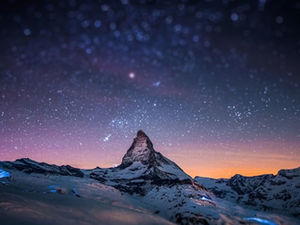 11 красочных фоновых изображений звездного неба картинки ppt в стиле ios