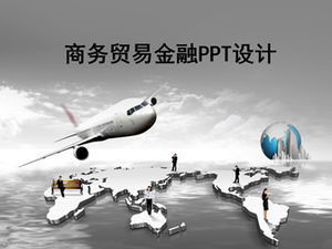 Global trade finance business ppt template