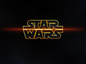 Star wars fantascienza film tema modello ppt