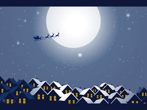 Firma Ruipu Boże Narodzenie ciepłe życzenia szablon ppt karty z pozdrowieniami muzycznymi