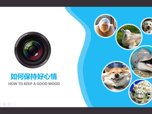 How to keep a good mood-business presentation ppt template