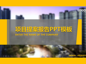 Modèle PPT de rapport de proposition de projet immobilier