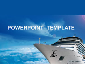 Cruise ship rudder win classic business presentation ppt template