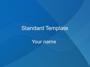 Simple line blue background ppt template