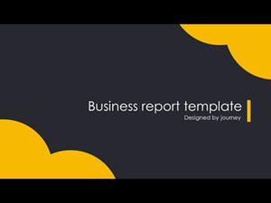Remind vigilant yellow and black color matching simple and atmospheric ppt template suitable for safety preaching and safety work report