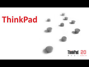 Plantilla ppt de revisión de desarrollo del 20 aniversario de la marca Thinkpad