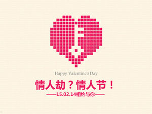 Kekasih hari Valentine merampok template ppt Hari Valentine 2015