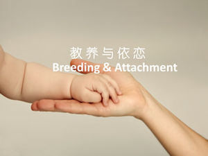 Parenting and Attachment-Educational analysis of children ppt template