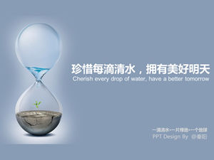 Cherish every drop of water and have a better tomorrow-water saving ppt template