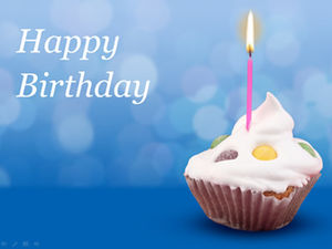 selamat ulang tahun template ppt kue ulang tahun