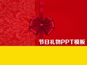 Gift holiday festive template