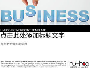 ビジネス三次元ワード2014ビジネスPPTテンプレート（hi-hoo作品）