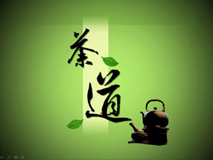 Tea ceremony-tea culture ppt template
