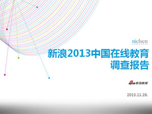 Sina 2013 중국 온라인 교육 설문 조사 보고서