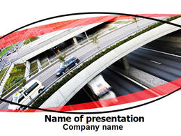 Road and traffic ppt template