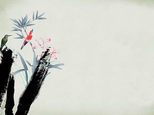11 Chinese style ink background pictures packaged for download