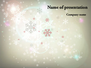 Snowflake halo background image template