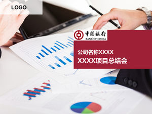 Bank of China project summary meeting ppt template