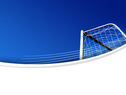 Football goal simple sports ppt template