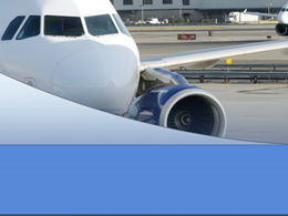 Modello ppt società di trasporto di passeggeri aerei