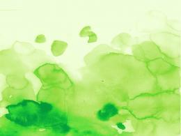 잉크 스타일 녹색 배경 PPT 템플릿