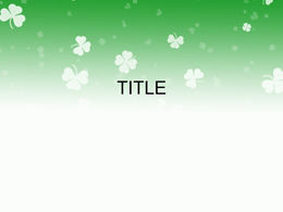 Snowflake four-leaf clover background template package download