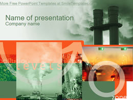 Chemical plant chemical industry ppt template