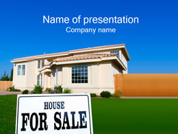 Bieye house sales ppt template